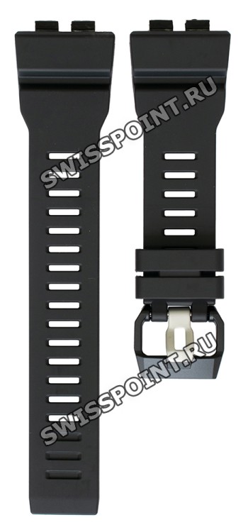 Черный полимерный ремешок Casio 10561443 для часов Casio GBA-800, GBD-800