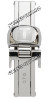 Стальной раскладной замок Tissot T640025818, 10 мм, для кожаного ремешка часов Tissot