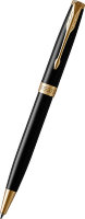 1931497 Шариковая ручка Parker Sonnet 2016, Lacquer Deep Black GT, MBlack (№ 403)