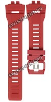 Красный полимерный ремешок Casio 10637417 для часов Casio GBD-200RD-4