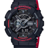 Черный полимерный ремешок Casio 10532291 для часов Casio GA-110HR-1A, GA-400HR-1A, GA-700SE-1A4