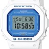 Белый полимерный ремешок Casio 10627077 для часов Casio DW-5600FS-7, DW-5600WB-7, DW-6900MR-7, DW-6900SN-7, DW-6900WW-7, G-5600A-7, G-6900A-7, GW-6900A-7, GW-M5600A-7