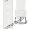 Белый полимерный ремешок Casio 10627077 для часов Casio DW-5600FS-7, DW-5600WB-7, DW-6900MR-7, DW-6900SN-7, DW-6900WW-7, G-5600A-7, G-6900A-7, GW-6900A-7, GW-M5600A-7