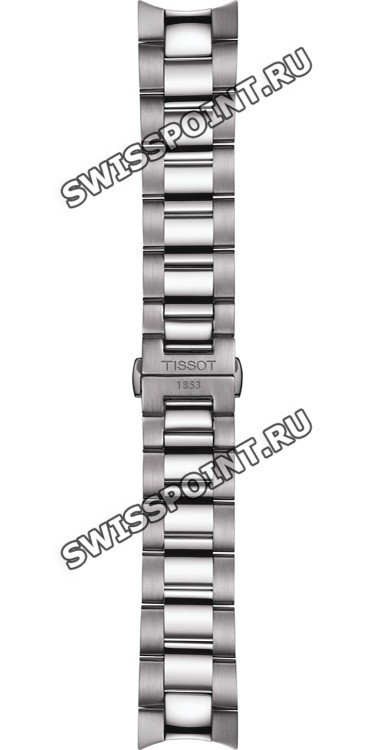 Стальной браслет Tissot T605038320 для часов Tissot V8 Quartz Chronograph T106.417.11.031.00, T106.417.11.042.00, T106.417.11.051.00