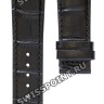 Черный кожаный ремешок Tissot T610037527, теленок, имитация крокодила, 21/18, без замка, для часов Tissot Bridgeport T097.427