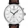 Коричневый кожаный ремешок Tissot T600043013 / T610043025, теленок, 20/18, стальная пряжка, для часов Tissot Carson T122.417, T122417