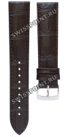 Коричневый кожаный ремешок Tissot T600043013 / T610043025, теленок, 20/18, стальная пряжка, для часов Tissot Carson T122.417, T122417