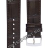 Коричневый кожаный ремешок Tissot T600043013 / T610043025, теленок, 20/18, стальная пряжка, для часов Tissot Carson T122.417, T122417