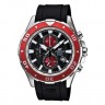 Черный полимерный ремешок Casio 10415914 для часов Casio EFM-501