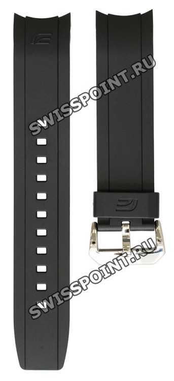 Черный полимерный ремешок Casio 10415914 для часов Casio EFM-501