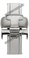 Стальной раскладной замок Tissot T640025750, 16 мм, для кожаного ремешка часов Tissot