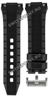 Черный каучуковый ремешок Certina C603018586, стальная пряжка, для часов Certina DS Eagle C023.710.27.051.00