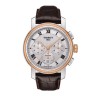 Коричневый кожаный ремешок Tissot T610037530, теленок, имитация крокодила, 21/18, без замка, для часов Tissot Bridgeport T097.427