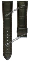Коричневый кожаный ремешок Tissot T610037530, теленок, имитация крокодила, 21/18, без замка, для часов Tissot Bridgeport T097.427
