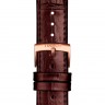 Коричневый кожаный ремешок Tissot T600043014 / T610043025, теленок, 20/18 мм, розовая пряжка, для часов Tissot Carson T122.417, T122417