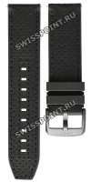 Черный каучуковый ремешок с кожаной накладкой Tissot T600047413, 22/22, черная пряжка, для часов Tissot T-Sport T135.417.37.051.03 T-Race Cycling -Tour de France