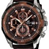 Коричневый кожаный ремешок Casio 10473325, 24/22, стальная пряжка, для часов Casio EFR-539L-5A