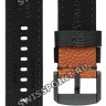 Оранжевый кожаный ремешок Tissot T600043105 / T610043106, теленок, 22/22, черная пряжка, Spalding, для часов Tissot Chrono XL T116.617.36.051.08, T116.617.36.051.12, T116617