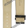 Черный кожаный ремешок Longines L682109406, теленок, 23/20 XL, удлиненный, без замка, для часов Longines DolceVita Classic L5.680.0, L5.680.4, L7.877.6