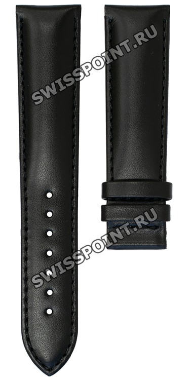 Черный кожаный ремешок Certina C610021813, теленок, 20/18, без замка, для часов Certina Ds Action C032.430