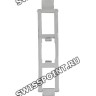 Стальной раскладной замок Tissot T640027228, 18 мм, для кожаного ремешка часов Tissot