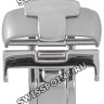 Стальной раскладной замок Tissot T640027228, 18 мм, для кожаного ремешка часов Tissot