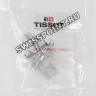 Стальной раскладной замок Tissot T640027228, 18 мм, для кожаного ремешка часов Tissot