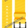 Желтый силиконовый ремешок Tissot T603048238, 22/22, черная пряжка, для часов Tissot T-Sport T135.417.37.051.03 T-Race Cycling Tour de France