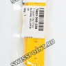 Желтый силиконовый ремешок Tissot T603048238, 22/22, черная пряжка, для часов Tissot T-Sport T135.417.37.051.03 T-Race Cycling Tour de France