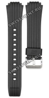 Черный полимерный ремешок Casio 10655190 для часов Casio ECB-950MP-1A, ECB-950YMP-1A