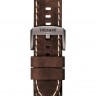 Коричневый кожаный ремешок Tissot T600043489 / T610043490, теленок, 22/22, черная пряжка, для часов Tissot Gent XL T116.410.36.097.00, T116410