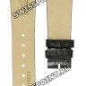 Черный кожаный ремешок Longines L682109519, теленок, 20/16, без замка, для часов Longines La Grande Classique L4.755.1, L4.755.2, L4.755.4, L4.766.1, L4.766.2, L4.766.4, L4.766.6, L4.766.7, L4.770.0, L4.786.2, L4.786.4, L4.789.0, L4.908.1