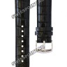 Черный кожаный ремешок Casio 10441947, 22/20, стальная пряжка, для часов Casio Edifice EFR-526L-1A