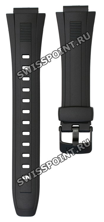 Черный полимерный ремешок Casio 10426199 для часов Casio CPW-500