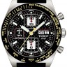 Черный кожаный ремешок Tissot T610014548, теленок, 20/18, с отверстиями, желтая изнанка, без замка, для часов Tissot PRS 516 T91.1.428, J564/664, J565/665