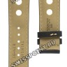 Черный кожаный ремешок Tissot T610014548, теленок, 20/18, с отверстиями, желтая изнанка, без замка, для часов Tissot PRS 516 T91.1.428, J564/664, J565/665