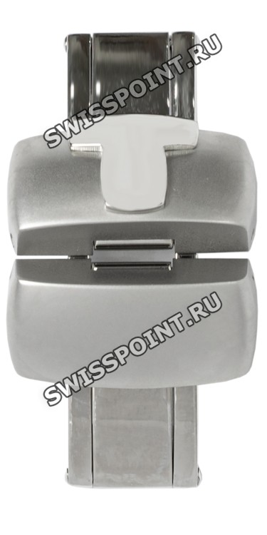 Стальной раскладной замок Tissot T640027317, 16 мм, для каучукового ремешка часов Tissot
