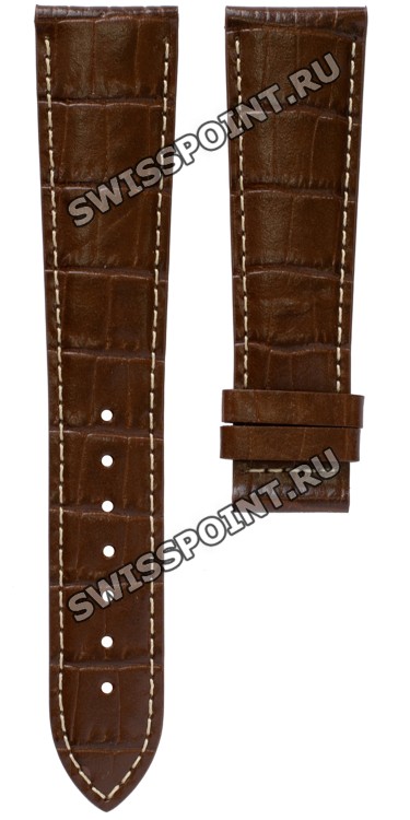 Коричневый кожаный ремешок Certina C610014014, удлиненный, 22/18 XL, без замка, для часов Certina DS Podium Square C001.510