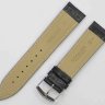 Черный кожаный ремешок Stailer 3341-2211 (22/20мм)