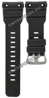 Черный полимерный ремешок Casio 10536681 для часов Casio GN-1000RG-1A
