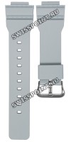 Серый полимерный ремешок Casio 10561452 для часов Casio GMA-S120MF-8A, GMA-S130VC-8A