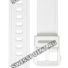 Белый полимерный ремешок Casio 10640270 для часов Casio LWS-1200H-7A1, LWS-1200H-7A
