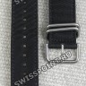 Черный текстильный ремешок Casio 10666619, 21/21, стальная пряжка, для часов Casio DW-5600BCE-1