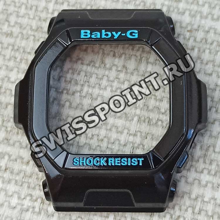 Черный глянцевый полимерный рант корпуса Casio 10413057 для часов Casio BLX-5600-1
