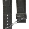 Коричневый кожаный ремешок Tissot T610036040, под крокодила, 21/18 мм, без замка, для часов Tissot Chemin des Tourelles Powermatic 80 T099.407