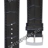 Черный кожаный ремешок Tissot T600043491 / T610043492, теленок, 22/20, стальная пряжка, для часов Tissot Gent XL T116.410