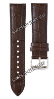 Коричневый кожаный ремешок Casio 10441948, 22/20, стальная пряжка, для часов Casio EFR-526L-7A