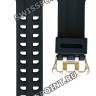 Черный полимерный ремешок Casio 10570740, желтая пряжка, для часов Casio GR-B100GB-1A