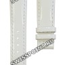 Белый кожаный ремешок Tissot T610027737, теленок, 17/14, лаковый, без замка, для часов Tissot PRC 100 T008.217, T008217A, P833/933