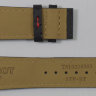 Черный кожаный ремешок Tissot T610028063, теленок, 21/18, без замка, для часов Tissot T-Race T027.414, T027.417